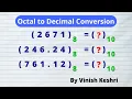 Octal to Decimal Conversion Explained in Hindi