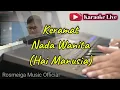 KERAMAT - KARAOKE || NADA WANITA CEWEK || Dangdut Band Slow || Rhoma Irama || Live Keyboard