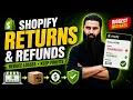 How to Manage Returns Refunds in Shopify International Dropshipping Complete Guide 2026