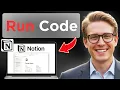 How To Run Code In Notion Updated 2026