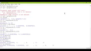 Numpy part 8 Polynomial in Python operations finding Roots Derivatives Indefinite Integrals