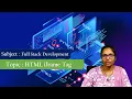 LEC07 Full Stack Development HTML iframe Tag by Mrs G Sowmya
