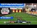 NCAA 14 College Football Revamped ACC Mod Pack REVIEW w new fields