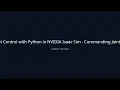 Franka Robot Control with Python in NVIDIA Isaac Sim Commanding Joints from Code