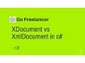 XDocument vs XmlDocument in c