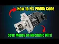 How to Fix P0405 Code - Save Money on Mechanic Bills