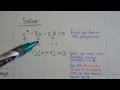 Algebra II 5 7 Factoring and the Principle of Zero Products