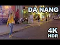 Lagu Da Nang Vietnam - 4k Walking Red Light Area  |  DHC Marina - Bach Dang to Tran Phu Street Bamboo 2
