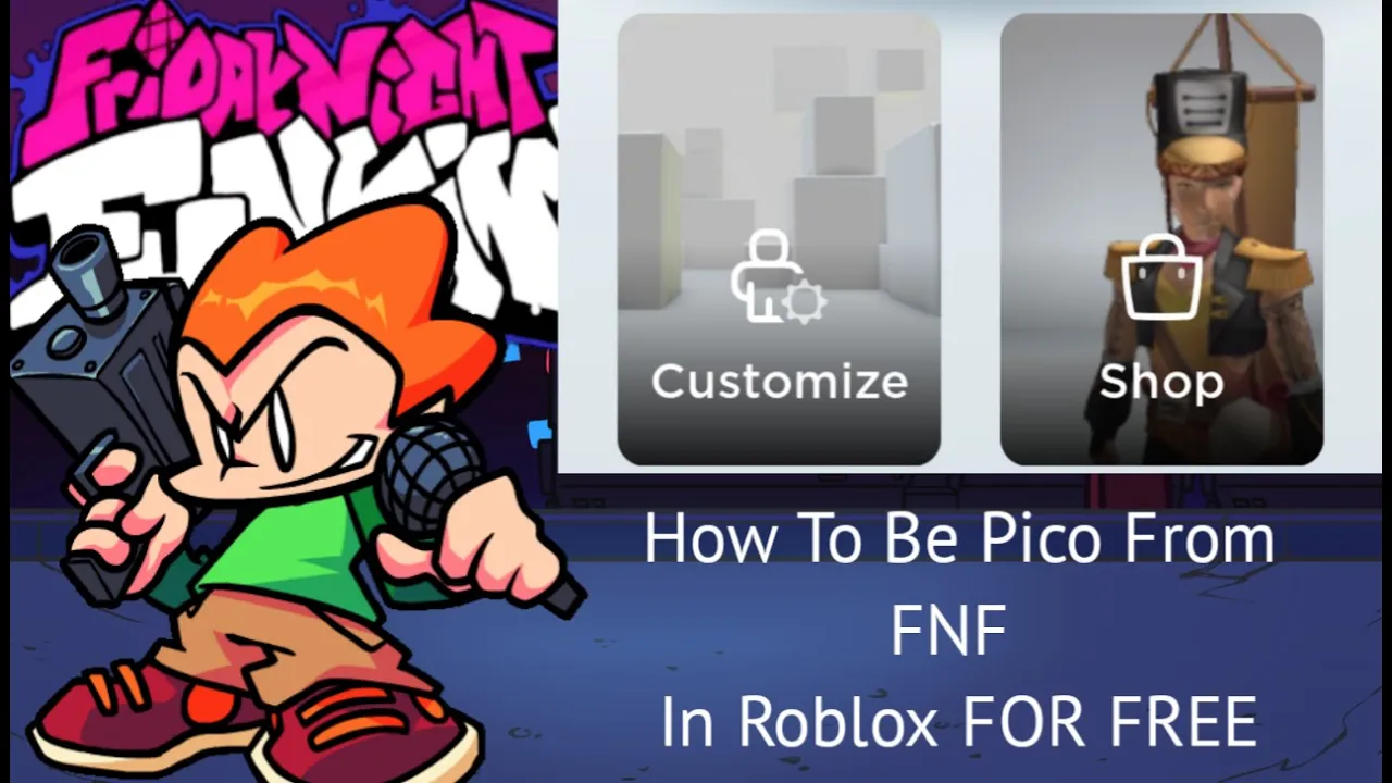 How To Be Pico From FNF in Roblox For Free || Roblox