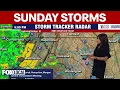 DC weather forecast Severe thunderstorm watch flood risk Sunday night