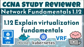 CCNA Study Reviewer - 1 12 Explain virtualization fundamentals with Flashcards
