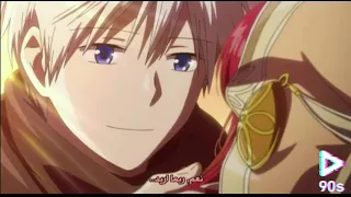 حبيتك من قلبي مع انمي بياض الثلج ذات الشعر الاحمر انمي جميل جدا 