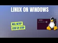 How to Install WSL on Windows 10 11 Complete WSL2 Setup for DevOps Engineers