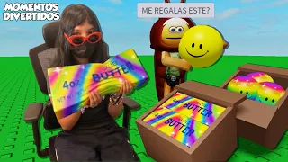 ABRIENDO CAJAS SORPRESA DE ASMR (momentos divertidos) (roblox)