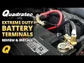 How to Install Quadratec Extreme Duty Battery Terminals for Jeep Wrangler JK in less than 5 minutes