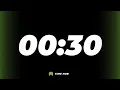 30-second timer for training studying and challenges