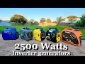 Best Inverter Generators 2500 Watts for Home and RV back-up Power generator review