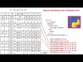 Python Program for Selection sort and Insertion Sorts with Demonstrations GE8151-PSPP Tamil 50