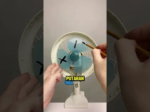 Rahasia di Balik Kipas yang Terlihat Tidak Bergerak‼️