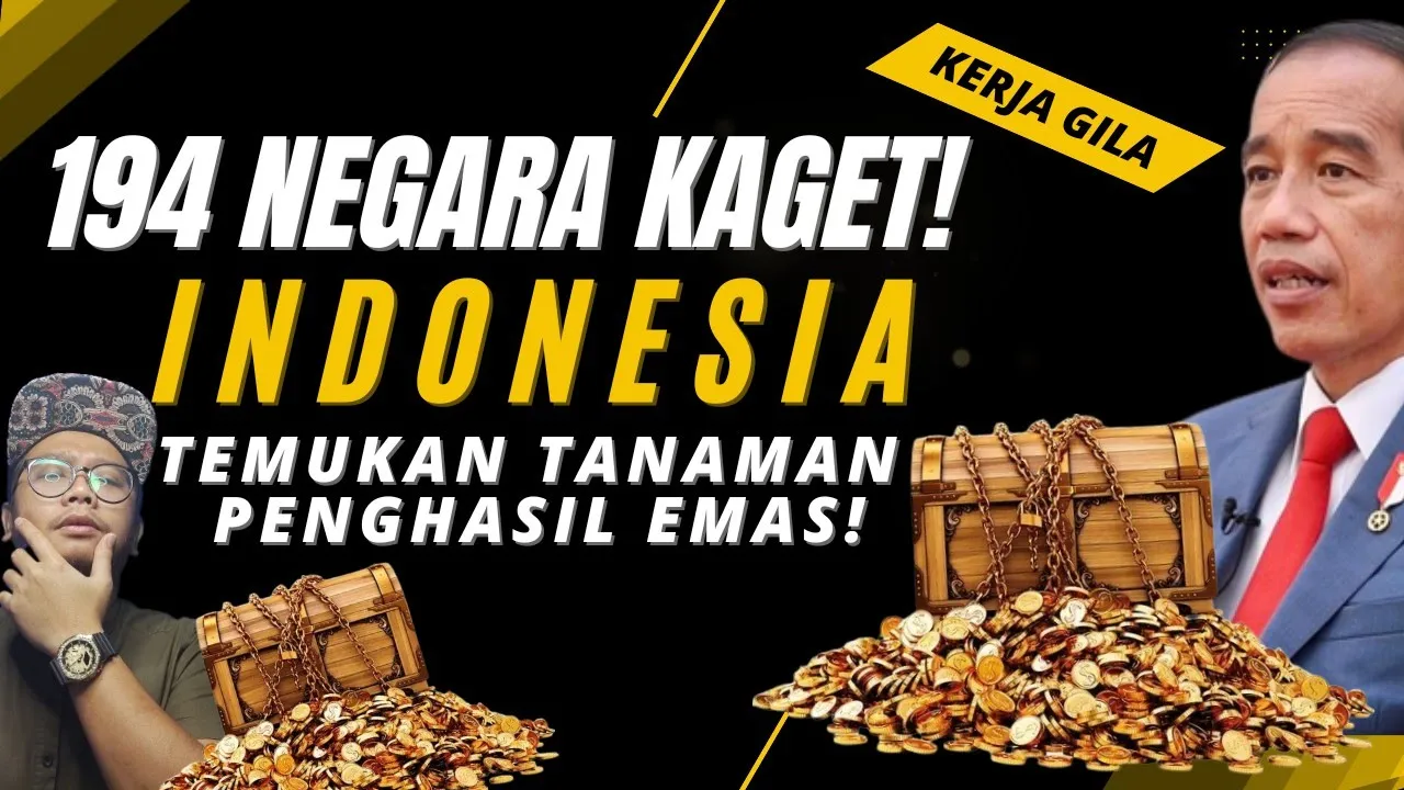 🔥KERJA GILA!! 194 NEGARA KAGET! INDONESIA TEMUKAN TANAMAN PENGHASIL EMAS!