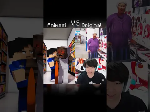 [Animasi VS Original] Granny Di MiniMarket  #Animasi #Minecraft #Indonesia