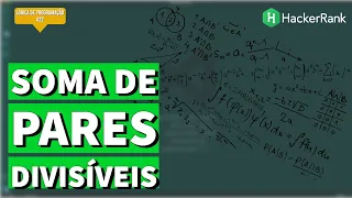 DIVISIBLE SUM PAIRS HACKER RANK - Programming Logic