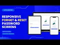 Responsive Forgot Reset Password Screens in Flutter Web Step-by-Step UI Tutorial