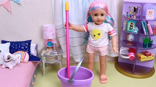 Watch as Your Doll Learns to Tidy Up!