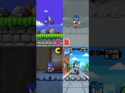 Sonic Who's Your Best? 💙💛 💚❤️ #sonic