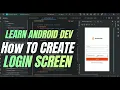 Create a PROFESSIONAL Login Screen in less than 30 Minutes with Android Studio