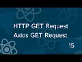 Full React Tutorial - HTTP GET Request Axios call in react HTTP and React fetch function