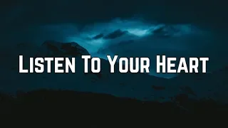 roxette listen to your heart lyrics 