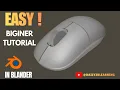 3D Mouse Modeling in Blender Beginner Daily 3d Learning