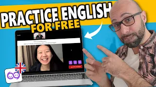 i use this free website to practice english with real people