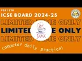 SELECTION SORT Array Question ICSE Class 10th Computer Daily Practice 2024