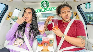TRYING STARBUCKS NEW BUTTERFLY SUMMER MENU