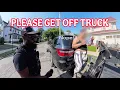 Please get off the truck Repo