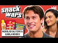 Nicholas Galitzine Camila Mendes Try UK vs US Food Snack Wars