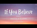 If You Believe- Lisa Kelly (Lyrics) | Tinkerbell and the Lost Treasure | Zieholic Wave👑