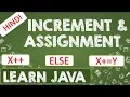 07 Post and Pre Increment in Java assignment operator short hand operator in java hindi