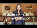 Ch 14 Common Mistakes Doing Your Own Divorce How to Get a Divorce in Texas