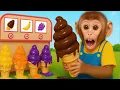 Download Lagu Baby Monkey DoDo eats broken chocolate ice cream and escapes the mysterious room 🍦| DODO MONKEY LIFE