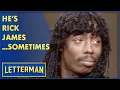 Rick James On His Onstage Vs Offstage Persona Letterman