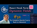 react hook form tutorial in hindi dynamic fields in react hook form in hindi