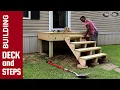 Uncut Timelapse Building Deck and Steps Whole Process DIY