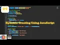 Building a Dynamic Greeter Using JavaScript DOM Exploring JavaScript Day 9 ScratchStart