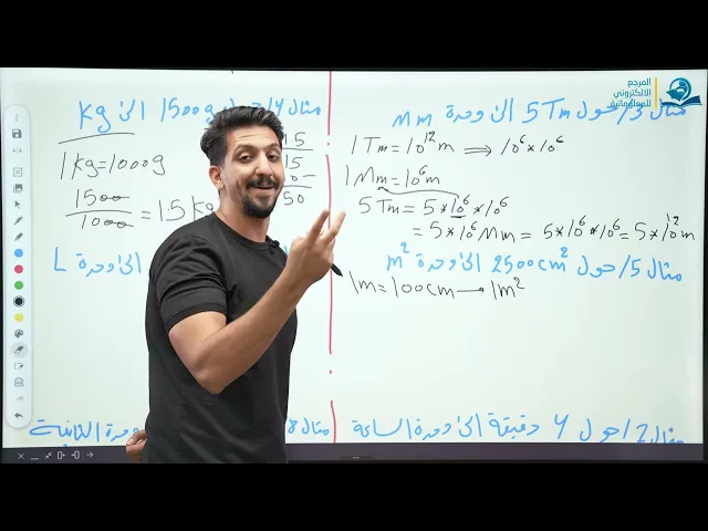 ⁣تحويل الوحدات - مادة الفيزياء للصف الثاني المتوسط