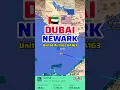 Dubai to Newark Flight United Airlines UA163 Boeing 777-300ER