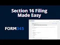 Effortless SEC Compliance Simplify Filing Forms 3 4 and 5 with Form345 com