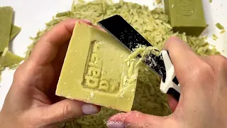 2X ASMR | Most Crunchy Turkish Soap Carving 🌿 Dalan Defne | No Talking